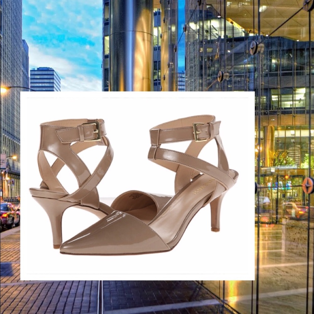 Nine West Audacity Light Taupe Synthetic Stiletto
